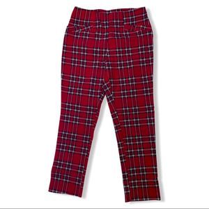 Red Plaid Leggings